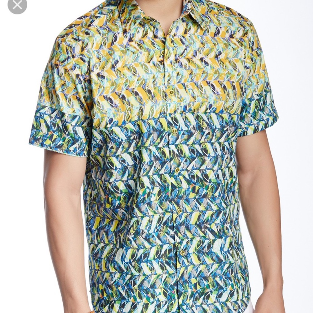 NWT Robert Graham Kalawoo XL casual shirt